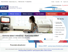 Tablet Screenshot of krrit.gov.pl